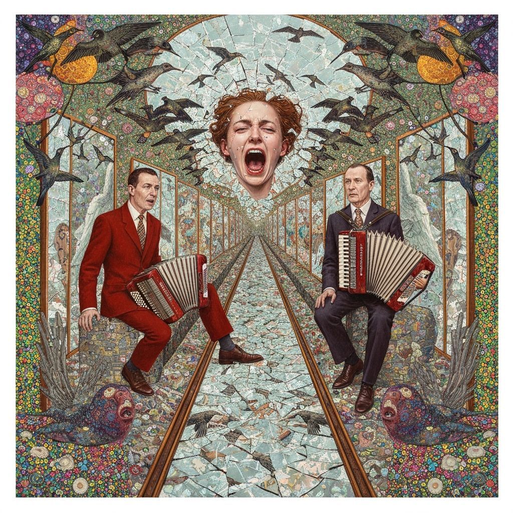 Angel of Memories Screaming in Mirror Labyrinth