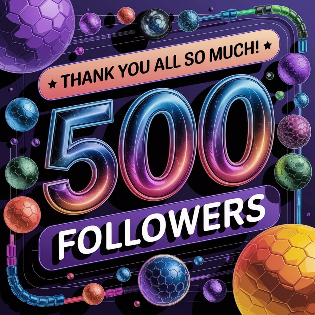 Science Fiction Thank You Card with Colorful, Intricate Deta...