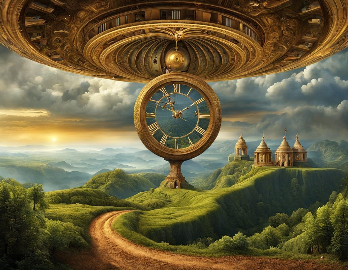 Surreal Fantasy Landscape: Everlasting Life in Matte Paintin...