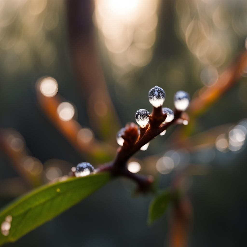Dew-Kissed Cloves in Forest: Professional Photography