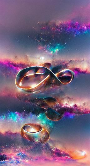 Abstract Infinity Visualized by AI