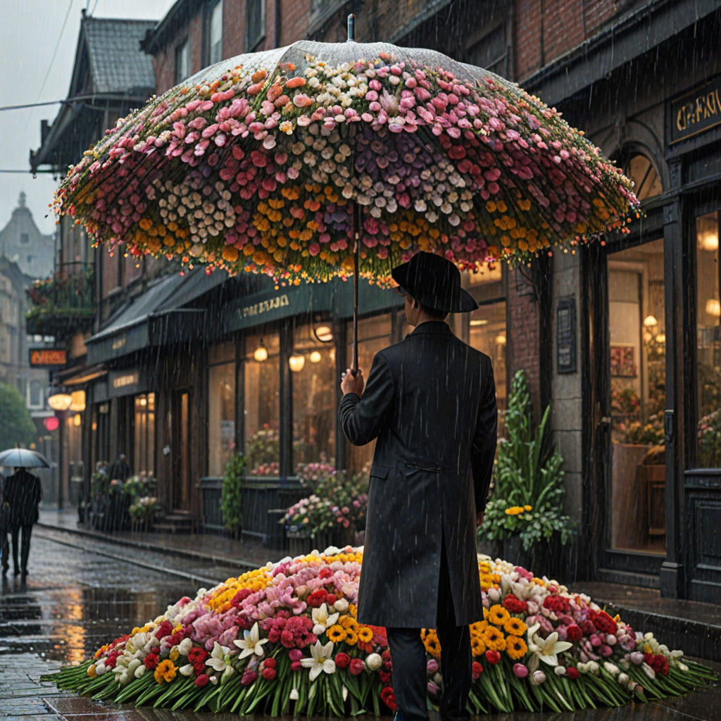 Ethereal Floral Epic in Cinematic Digital Art Style