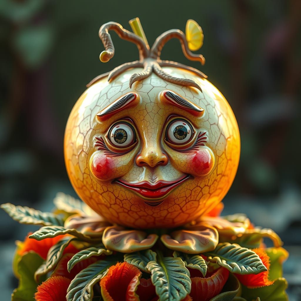 Whimsical Fruit from a Fantastical World