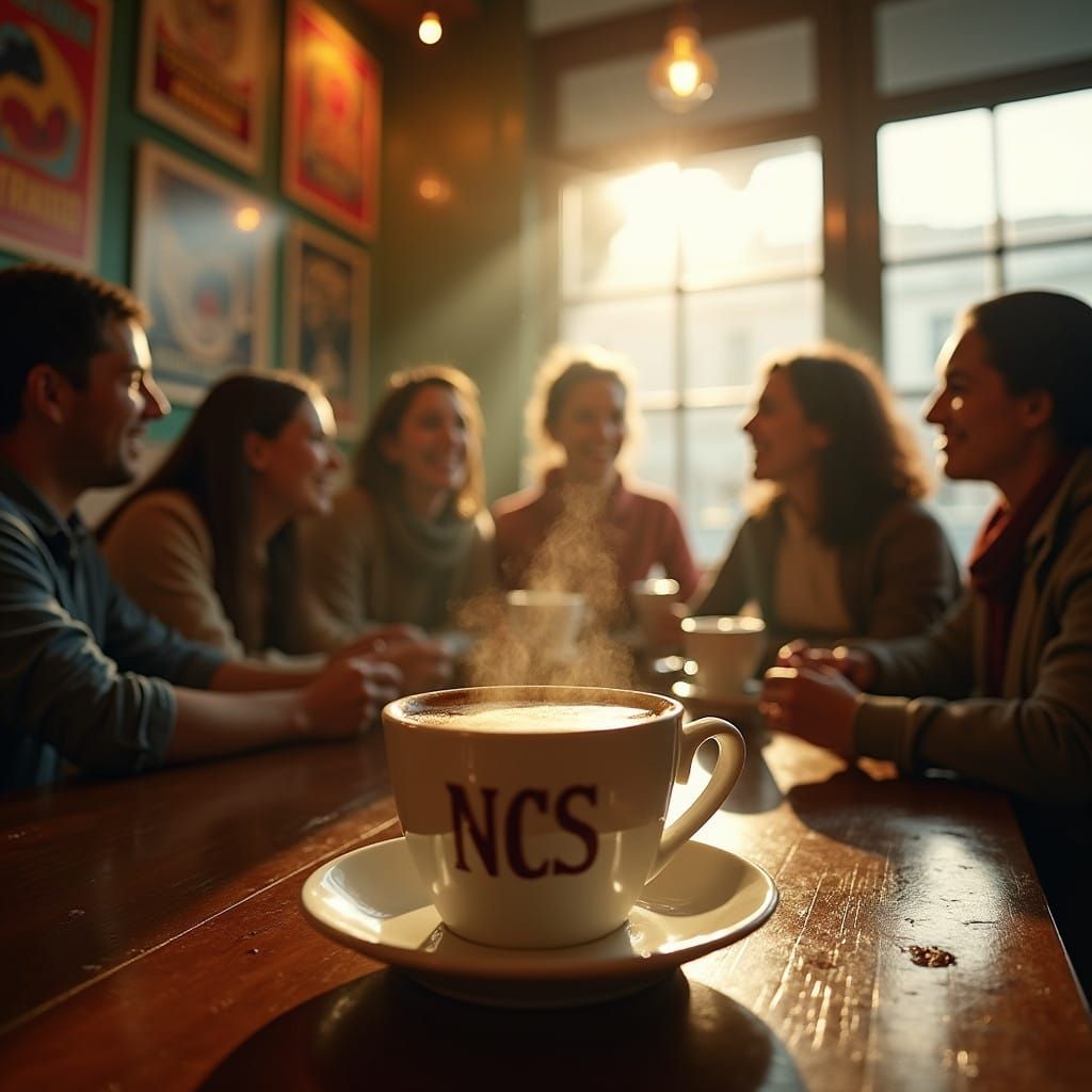 Linguaphiles Gather in Cozy Almaty Cafe with Vintage Charm