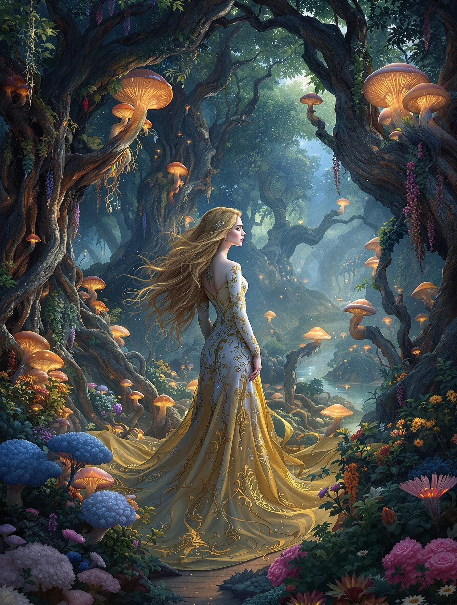 Whispering Goddess of the Enchanted Realm