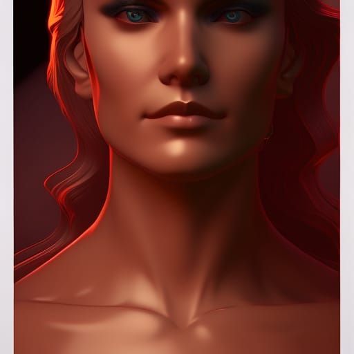 Hyperdetailed Portrait in Artgerm and Mucha Style