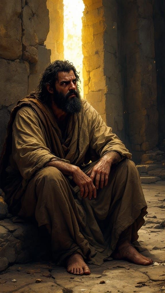 Bitter Envy Consumes a King in Dark Contemplation