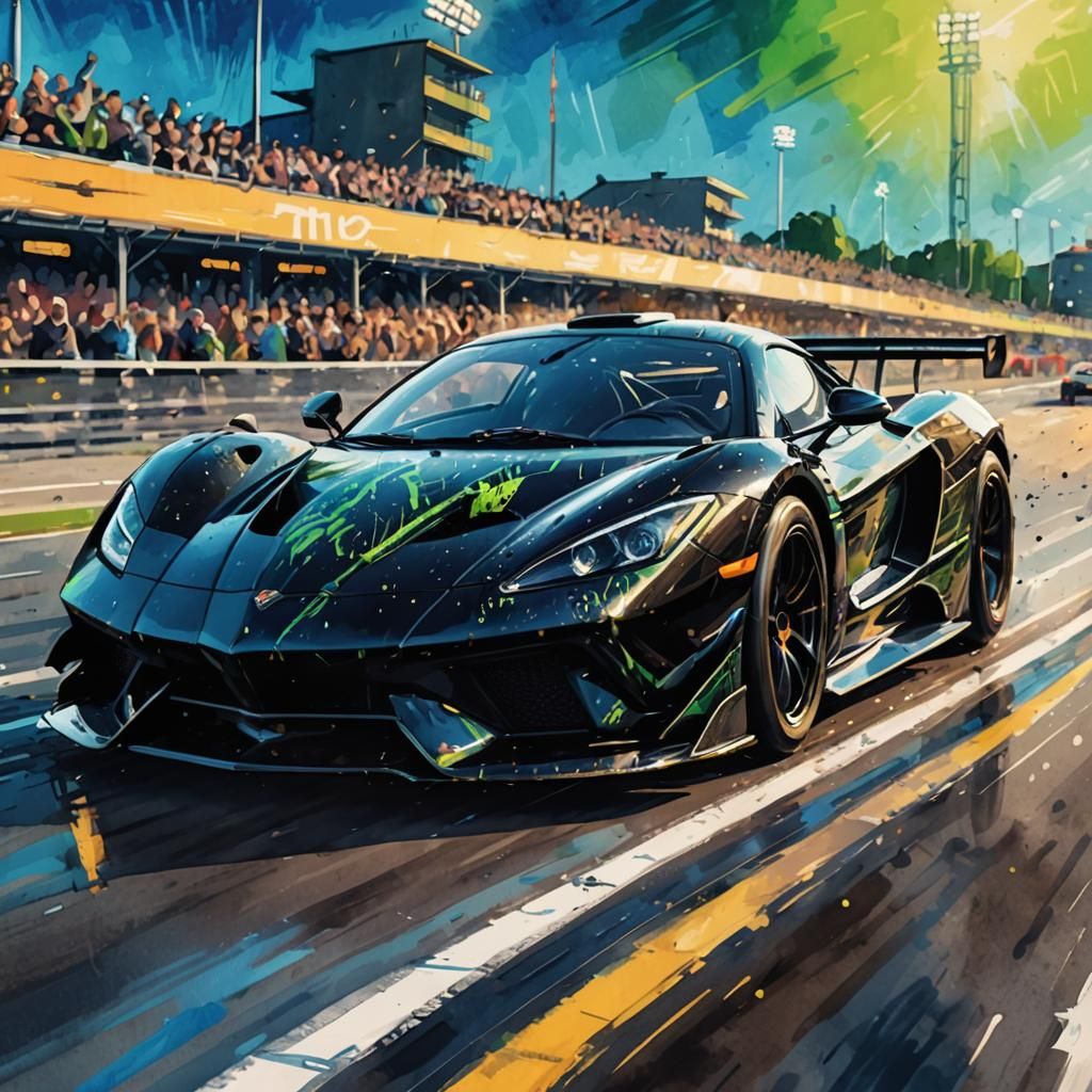 Chaos Supercar Wins Race in Pixar Style