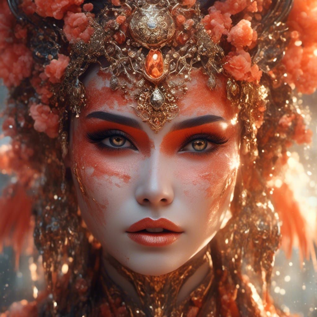 Fantasy Model Salmon/Topaz/Rhodium