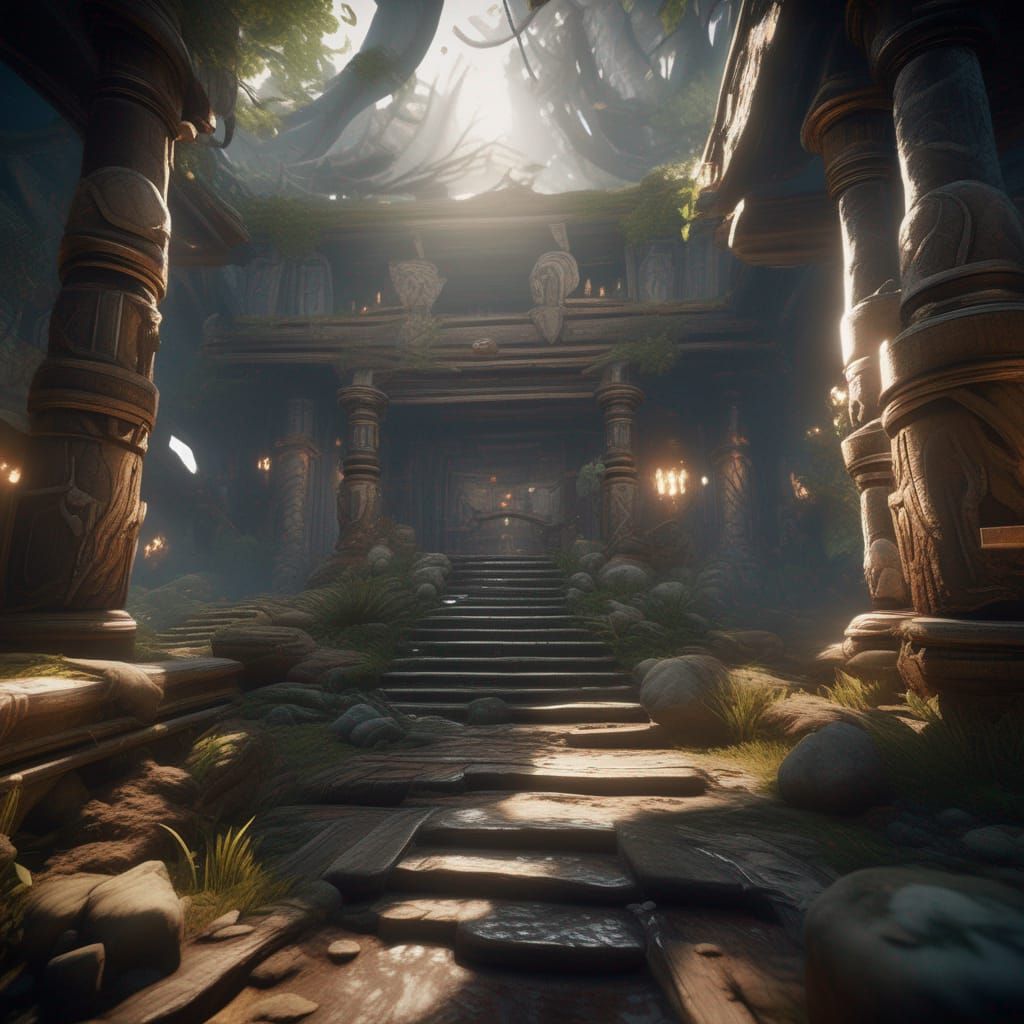 Epic 3D Video Game Graphics in 8K