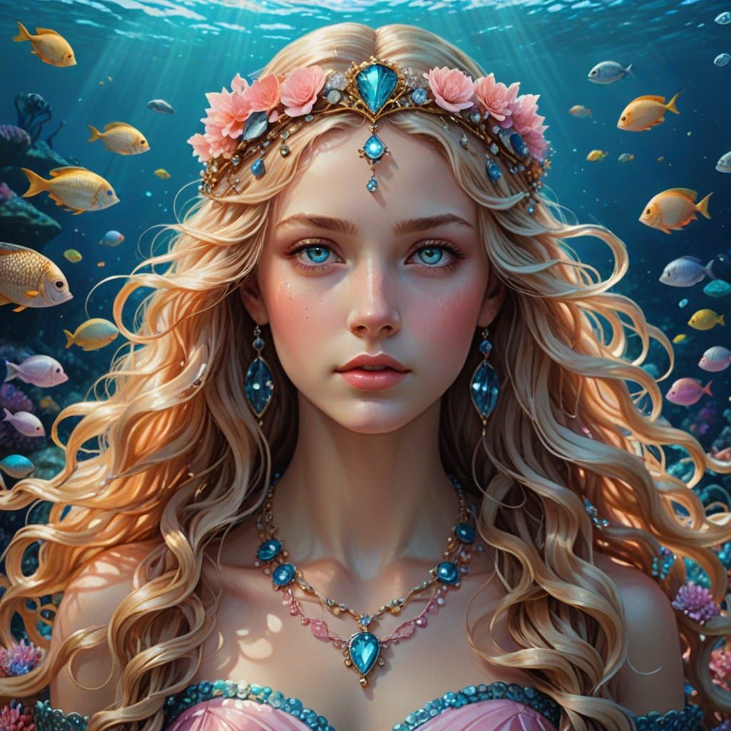 Erato, a Nereid Goddess Portrait