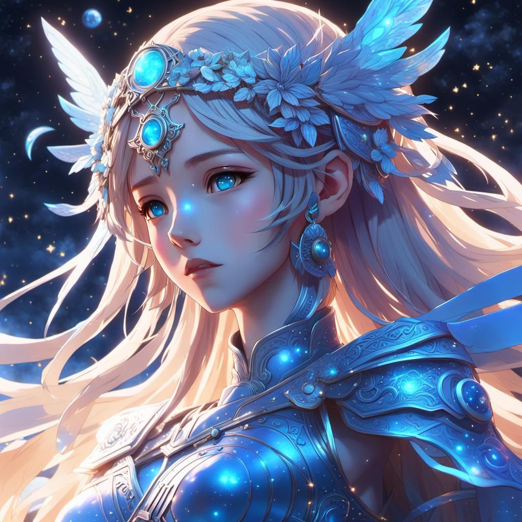 Anime Dream Goddess Descends from the Stars