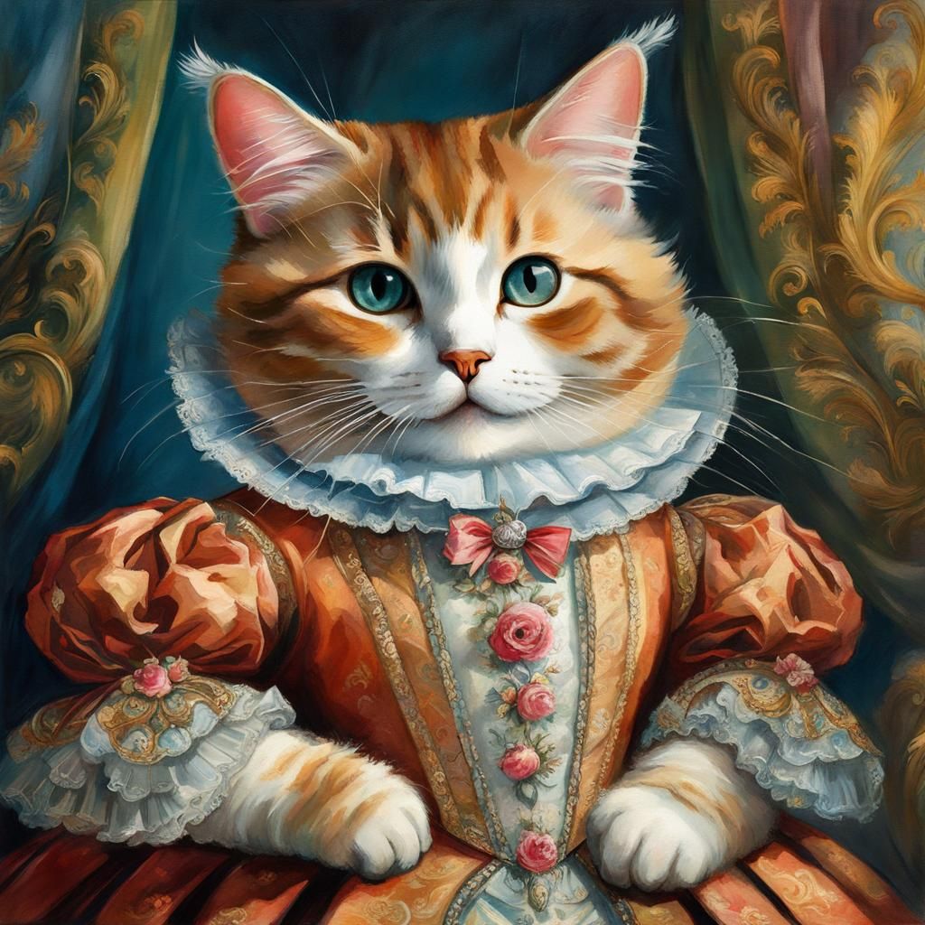 Rococo cat
