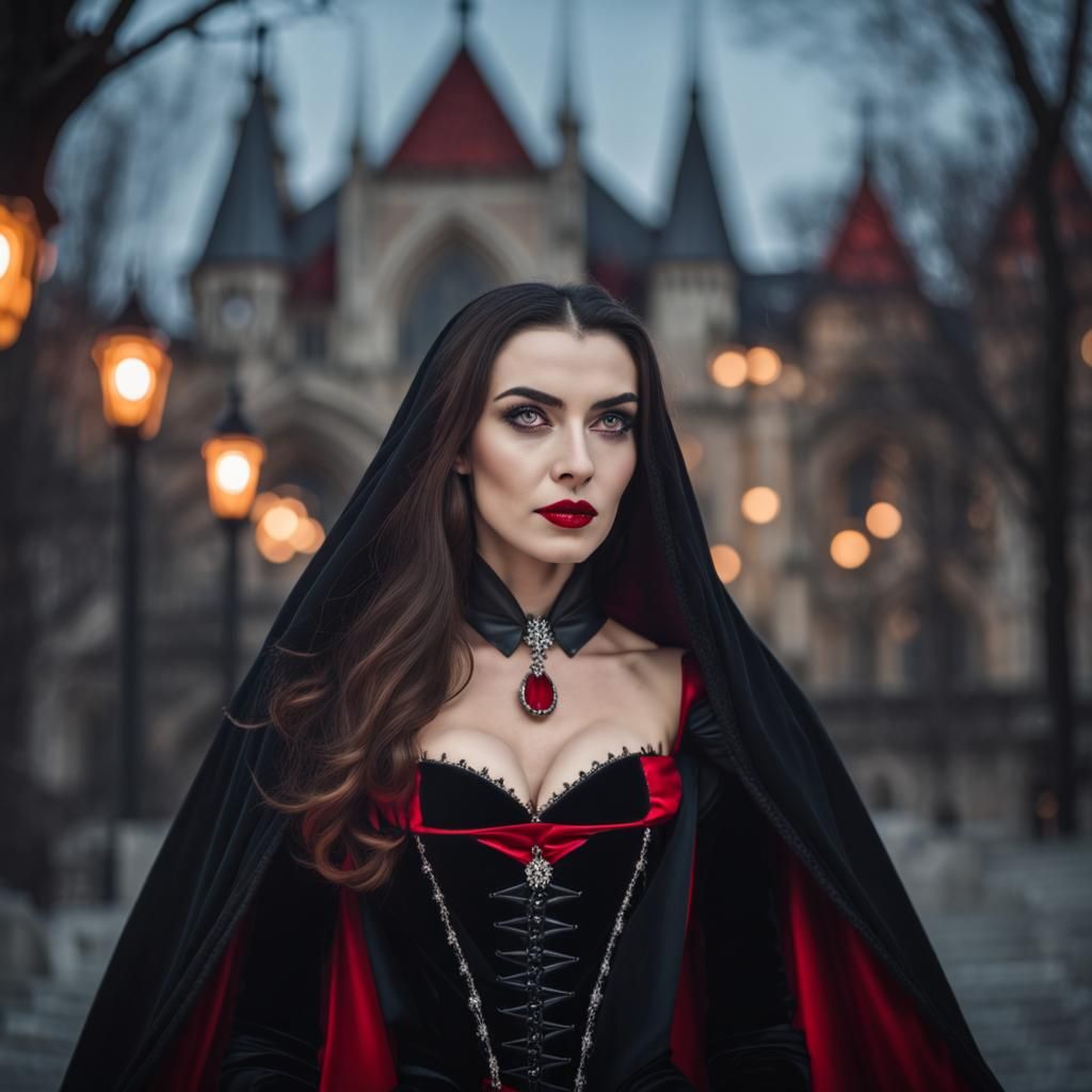 Beautiful dracula woman