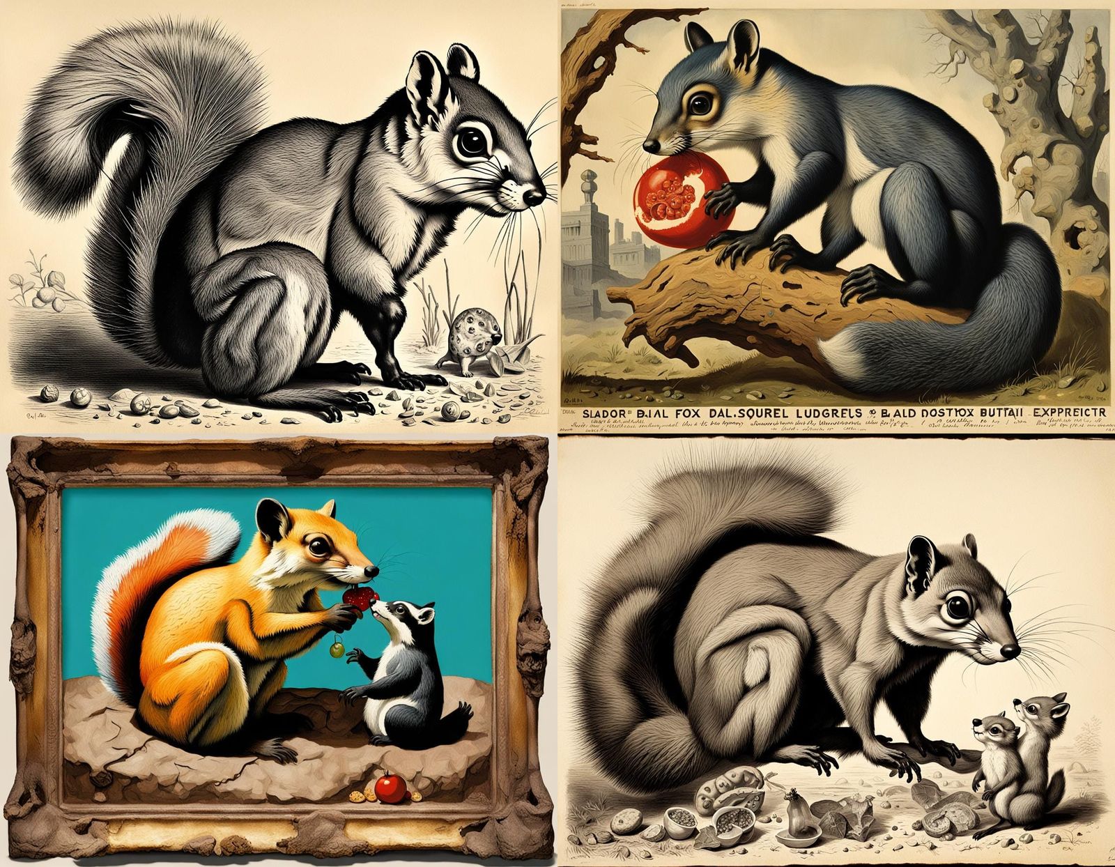 Deformed Creature Emerging from a 1940s Scientific Nightmare