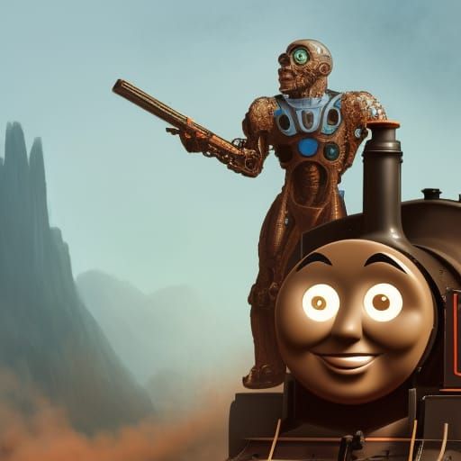 Thomas the Tank Engine as Cyborg Mutant