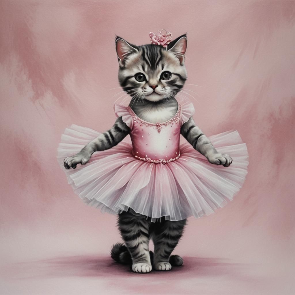 Kitten Ballerina