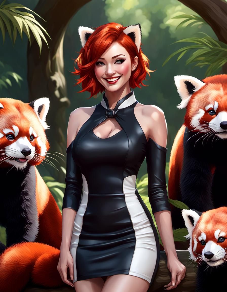 The 2024 Animal print fashion collection - Red Panda blending edition