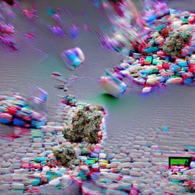 Abstract Escapism in 8K Resolution