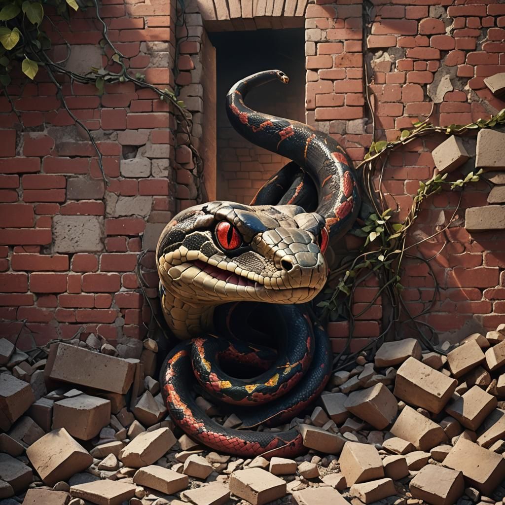 Inter Milan Snake Mascot Breaks Through