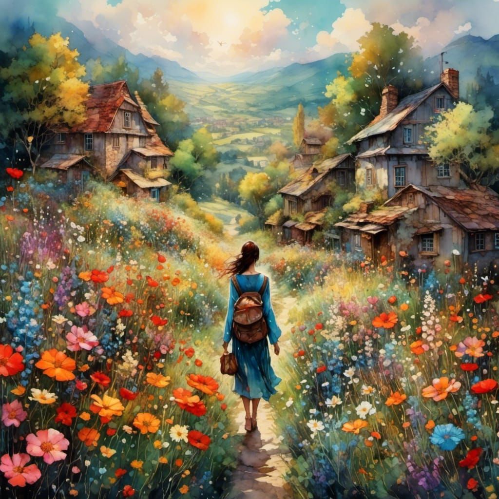 Fields of Flowers: A Peaceful Escape