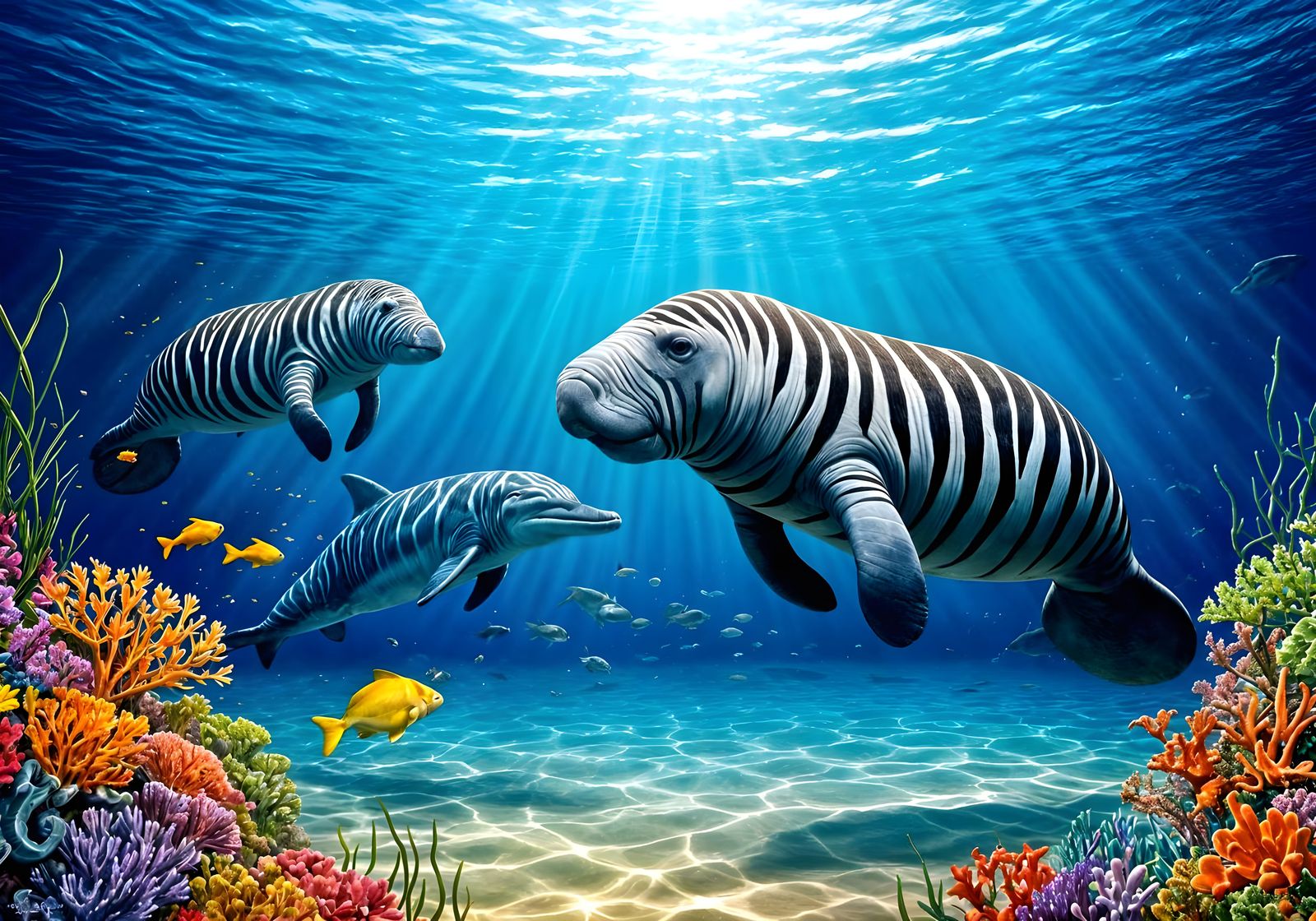 Zebra Manatee (recently discovered new species)