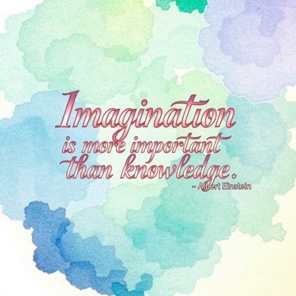 Inspirational Quote in Calligraphy Watercolor Style