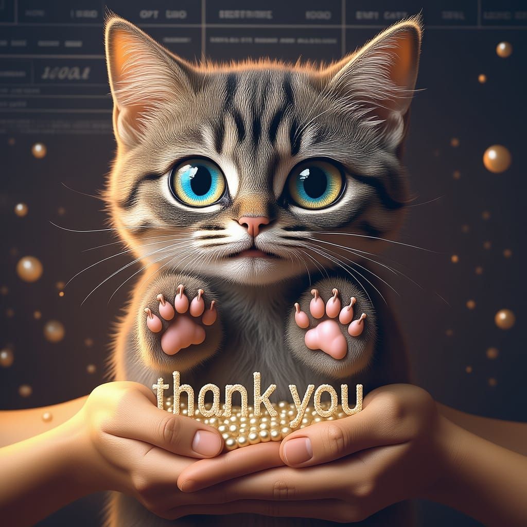 Adorable Polydactyl Cat Celebrates 1000 Milestones