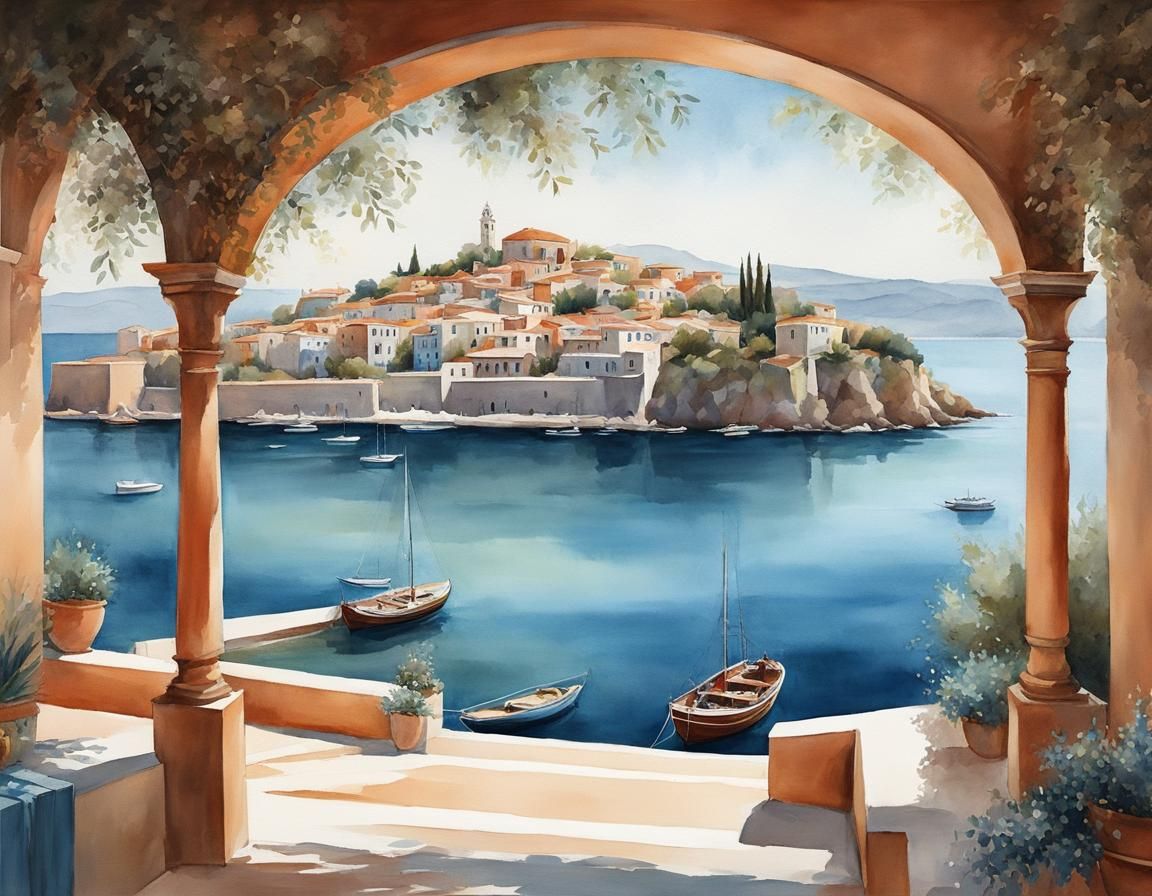 Image: Evening atmosphere in the Spanish landscape. (02)