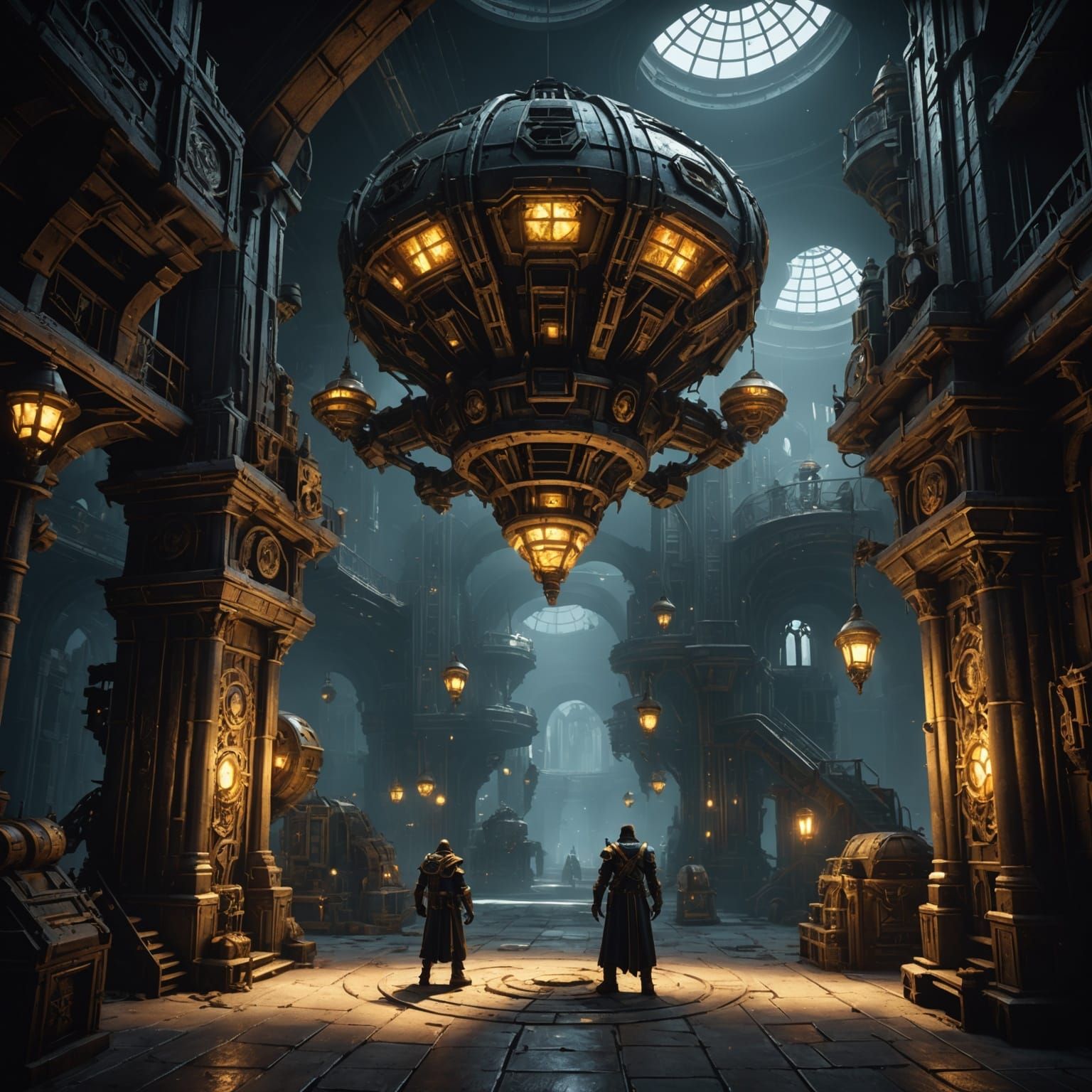 Warhammer 40k Hive World with Dynamic Lighting