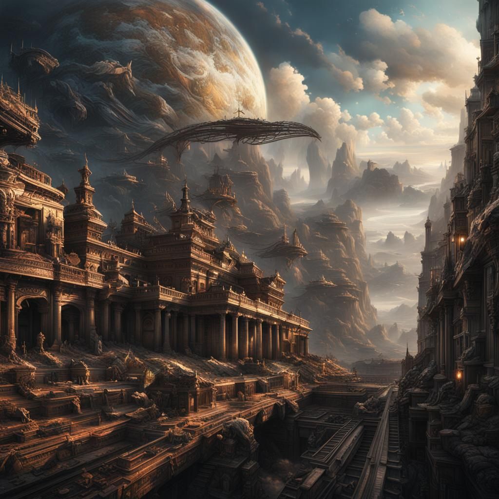 Epic Display of Masculine Energy in Digital Painting