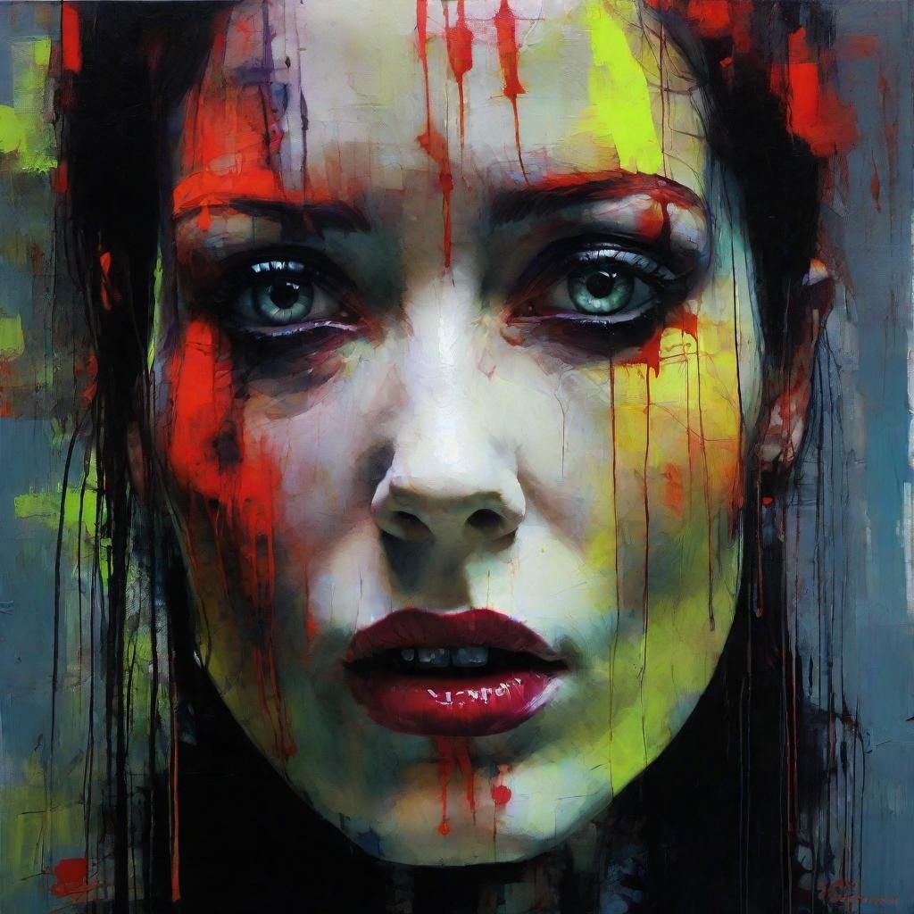 Glowing Neon Horror, Wadim Kashin, Paul Lovering, crazy goth...