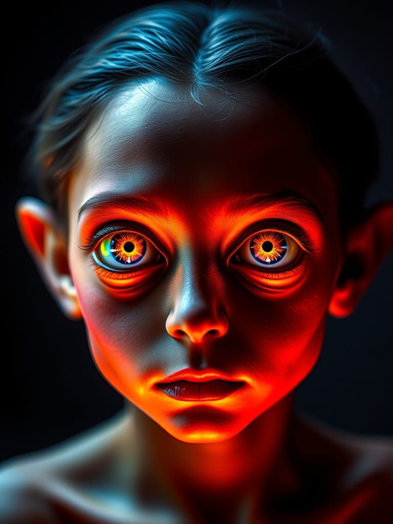 Slightly Alien Feel Portrait Beautifulburst Reverseburst Lovelyburst Snowburst Eyeburst