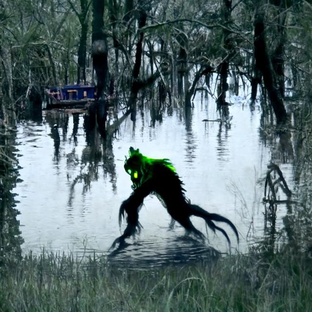 Rougarou in the Swamp: A Creature of Legend