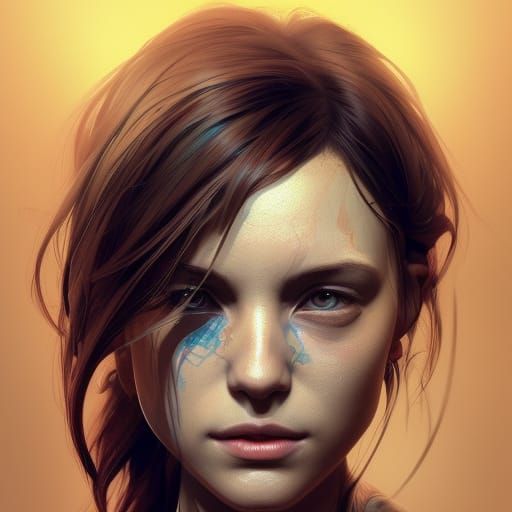 Photorealistic Portrait in Hyperdetailed Digital Art Style