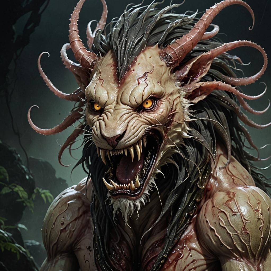 The lion_Scar, Is alien-zombie-squid-venom-spider-mutant inf...