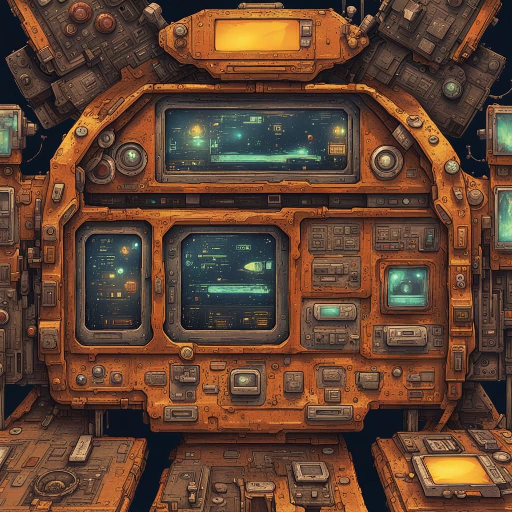 Android Captain in Retrograde Interstellar Ark