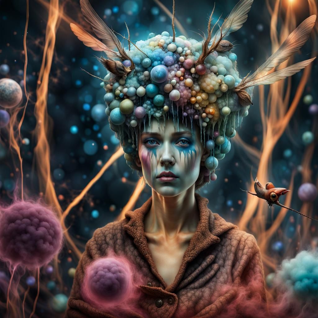 Surreal Biological Magic in Dreamy Ethereal Style