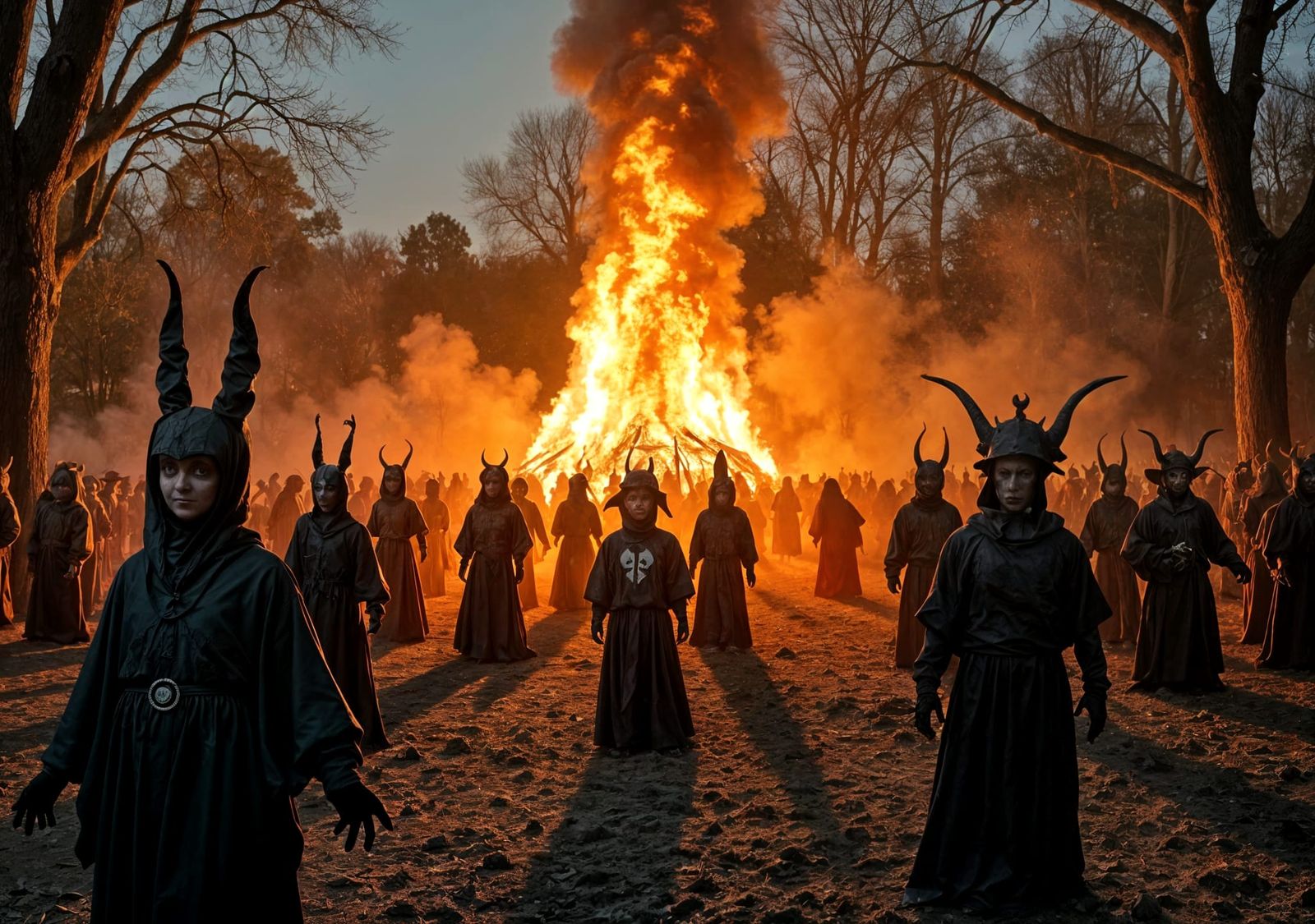 Spooky Samhain Celebration with Bizarre Costumes