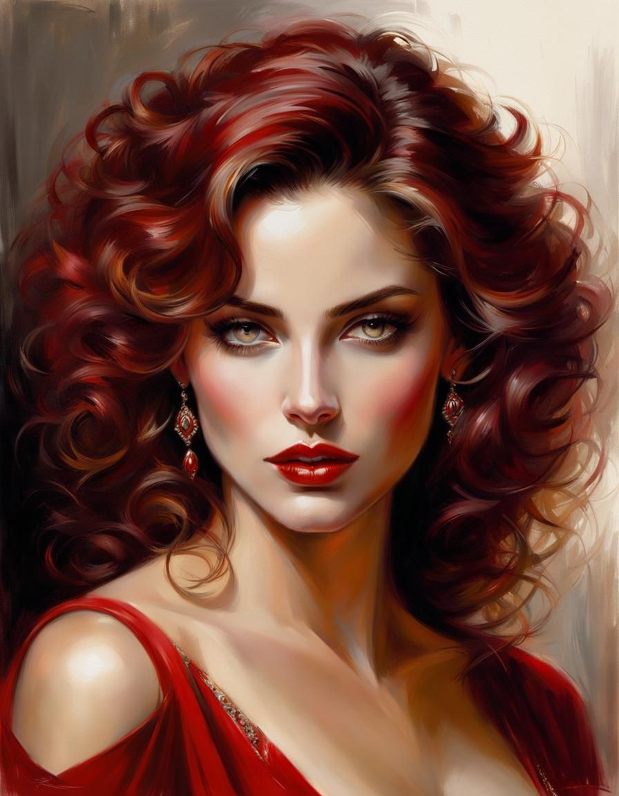 Ethereal Portrait of Woman with Floral Headpiece