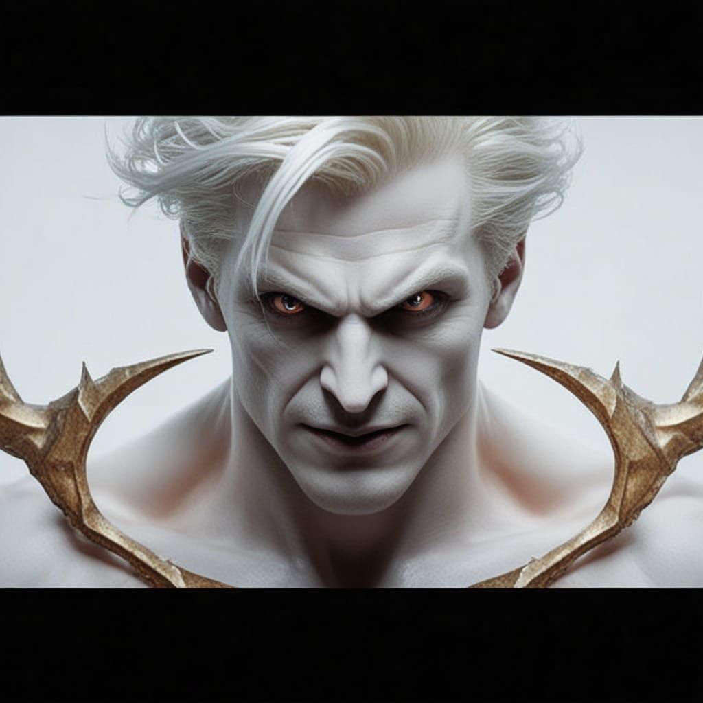 Gentle Soul Consumed by Fury in Cinematic Hyper-Realism