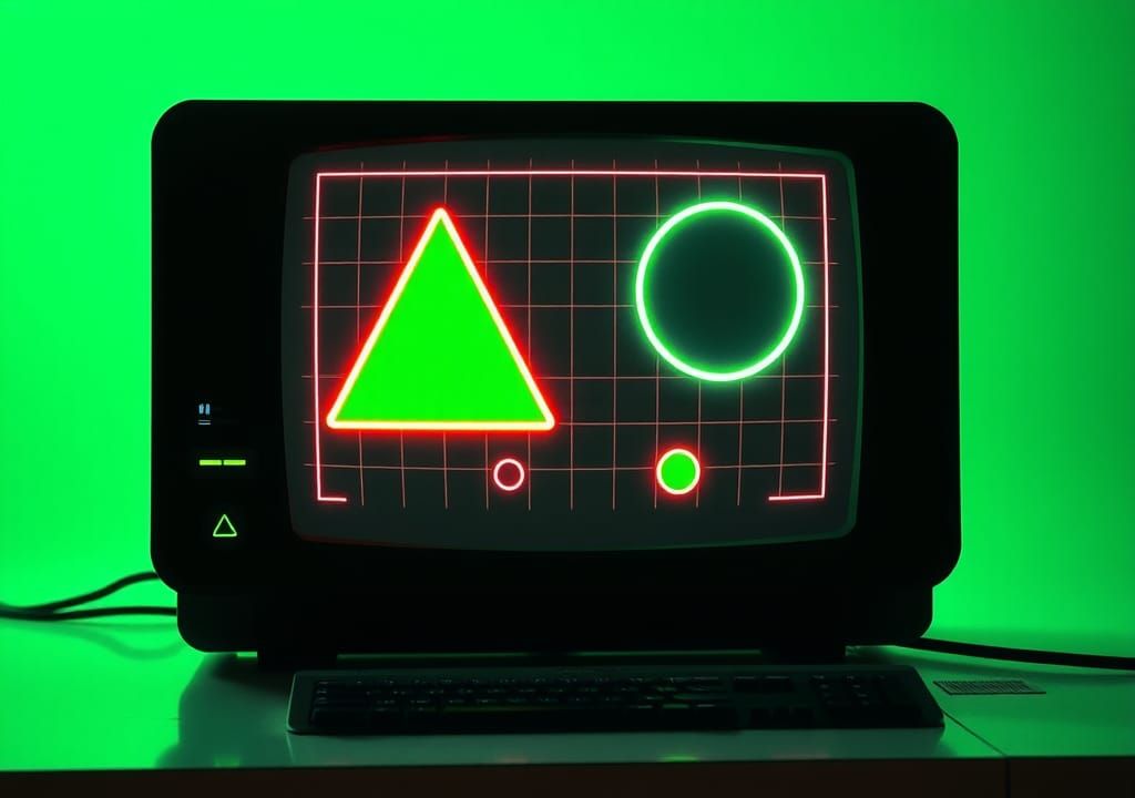 Retro-Futuristic Computer Graphics in 70s Style