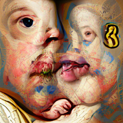 Renaissance Portrait of a Subject with Trisomy 13