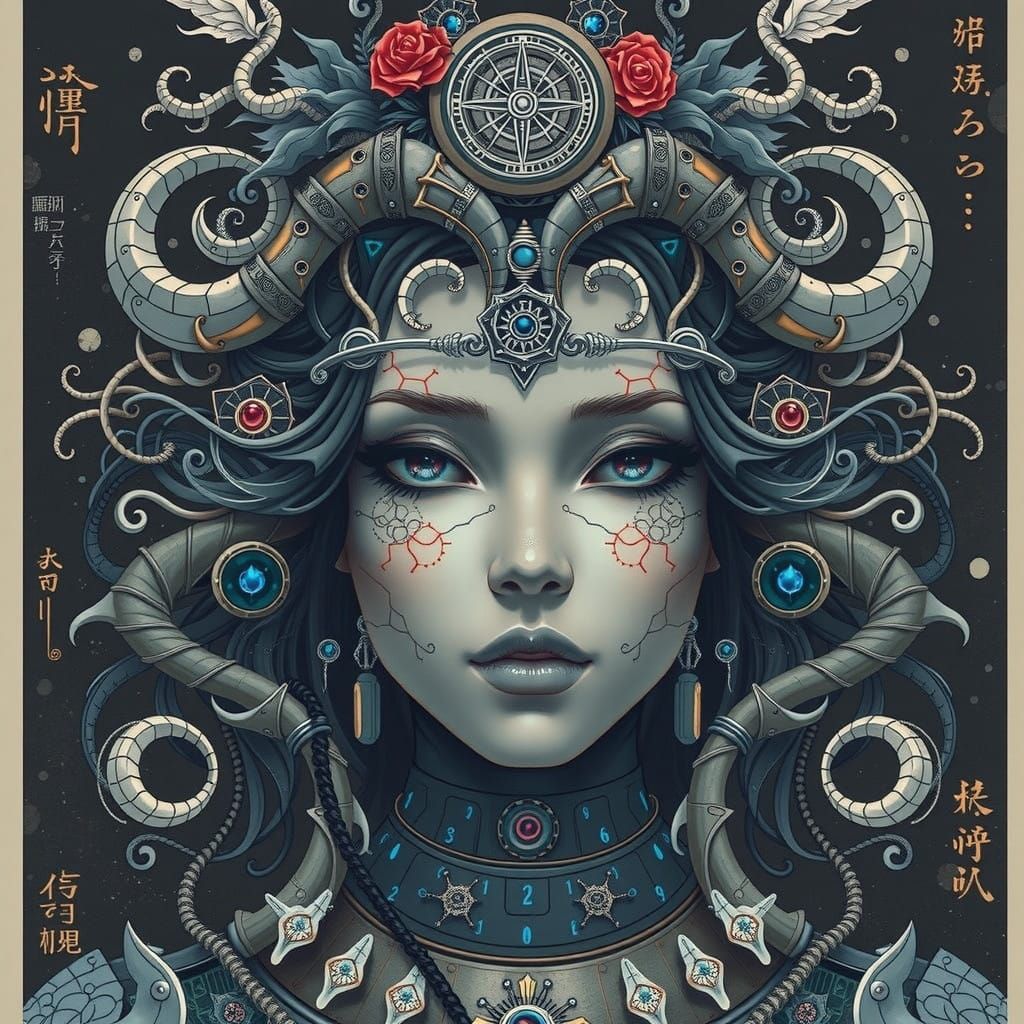 Dark Sorceress in Timeless Clockwork Armor