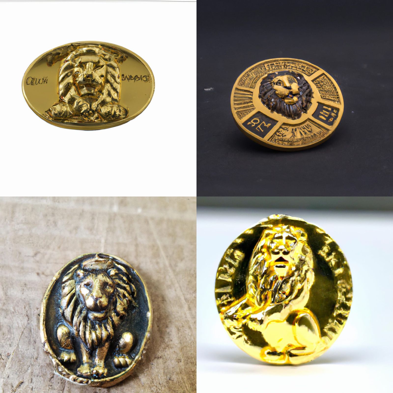 Golden Lion of Judah in 8K Resolution