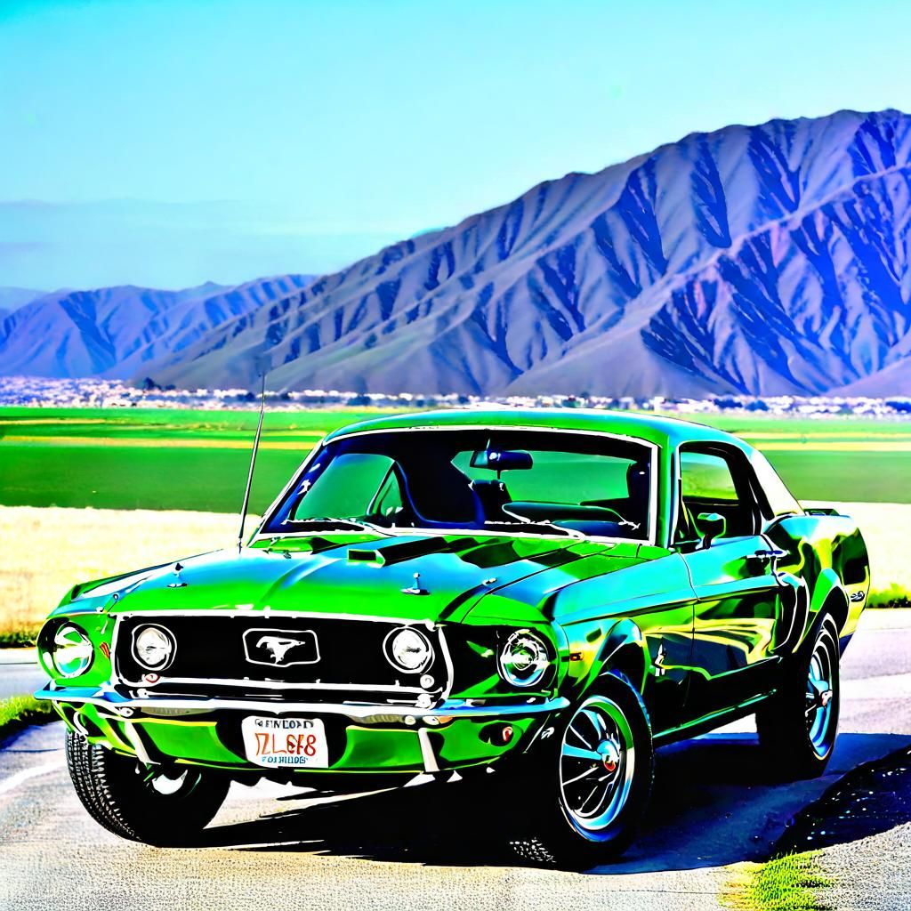 Highland Green 1968 Ford Mustang GT