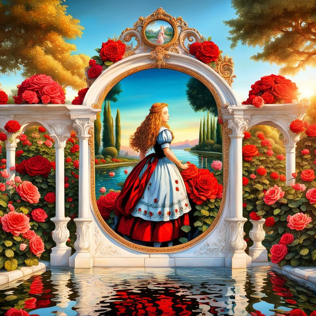 Alice in Wonderland and Birth of Venus