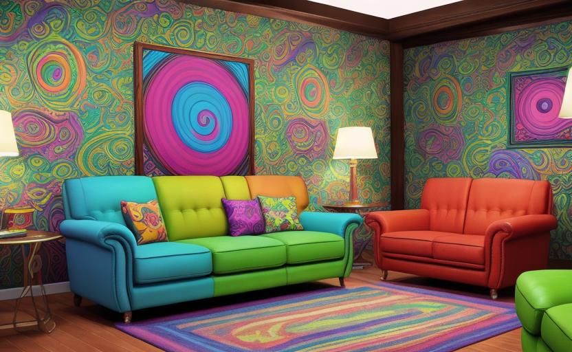 Scooby-Doo and Shaggy in Retro Cartoon Style