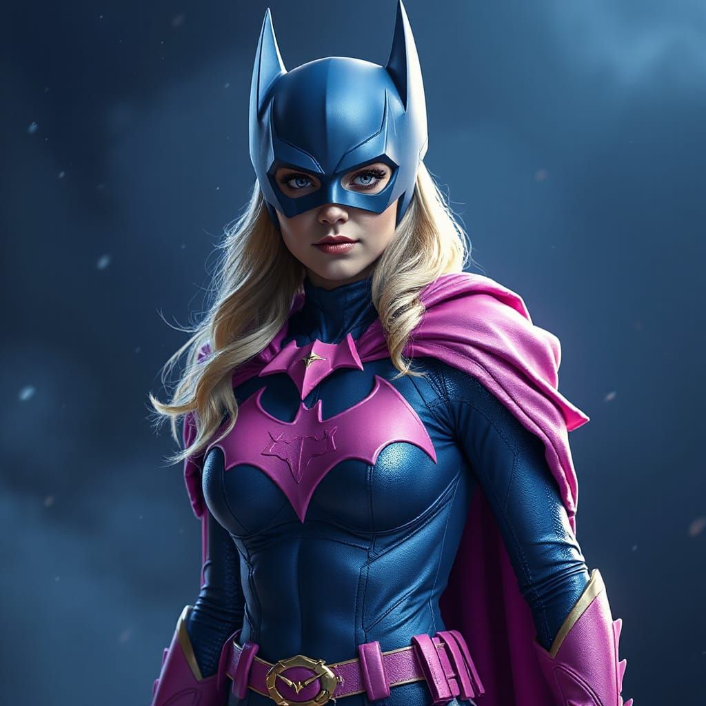 Princess Aurora as Cyberpunk Batwoman in Stunning 8K