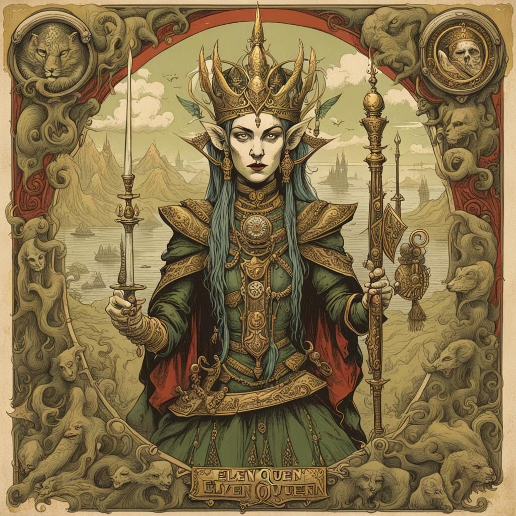 Elven Queen Illustration
